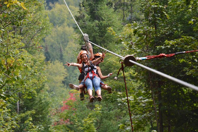 Ziplines Over Laurentian Mountains at Mont-Catherine - Group Size and Tour Limitations