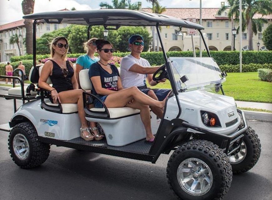 Fort Lauderdale: 6 People Golf Cart Rental - Hassle-Free Parking and Entertainment