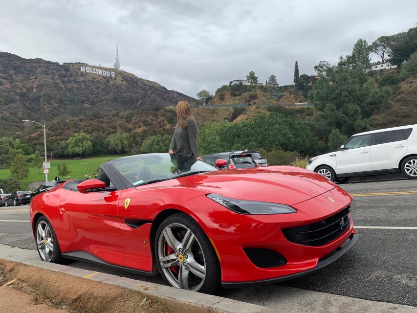 Hollywood Sign 50 Min Ferrari Driving Tour - Booking Directions