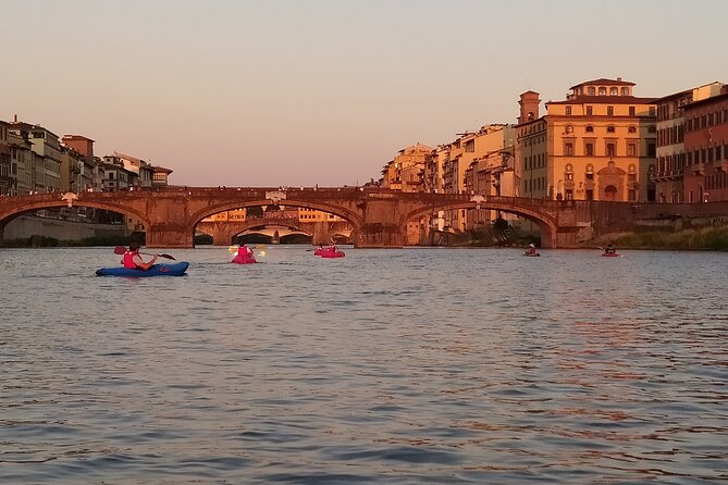 Kayak on the Arno River in Florence Under the Arches of the Old Bridge - Final Words