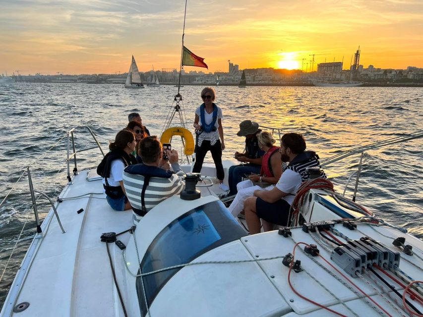 Lisbon Sailing Sunset Private Group - Background