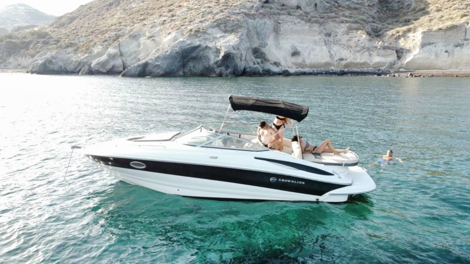 Santorini: Luxury Private Speedboat With Food and Drinks - Important Information and Directions