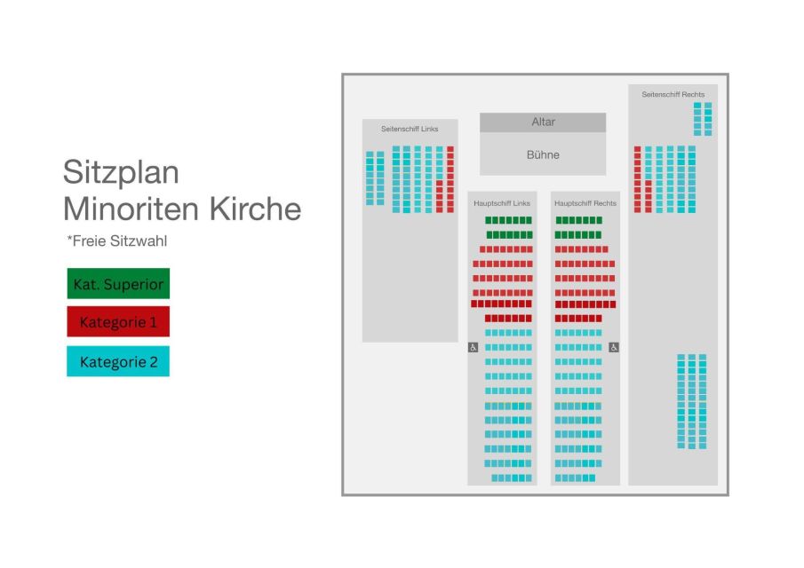 Vienna: Classical Concerts in the Minorite Church - Common questions