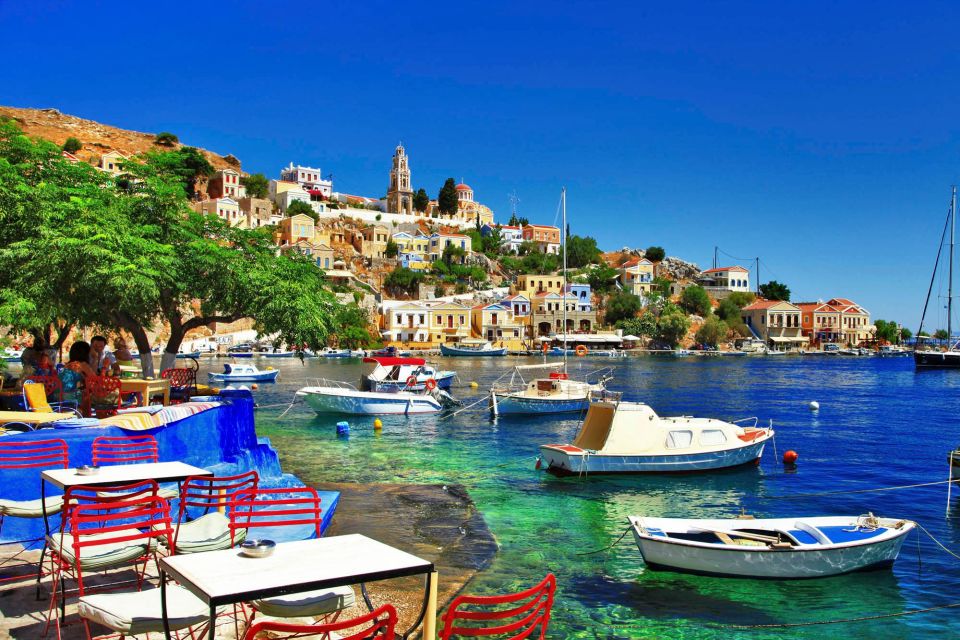 Kolympia,Afantou:Boat Trip to Symi- St.George Bay-Panormitis - Onboard Amenities and Activities