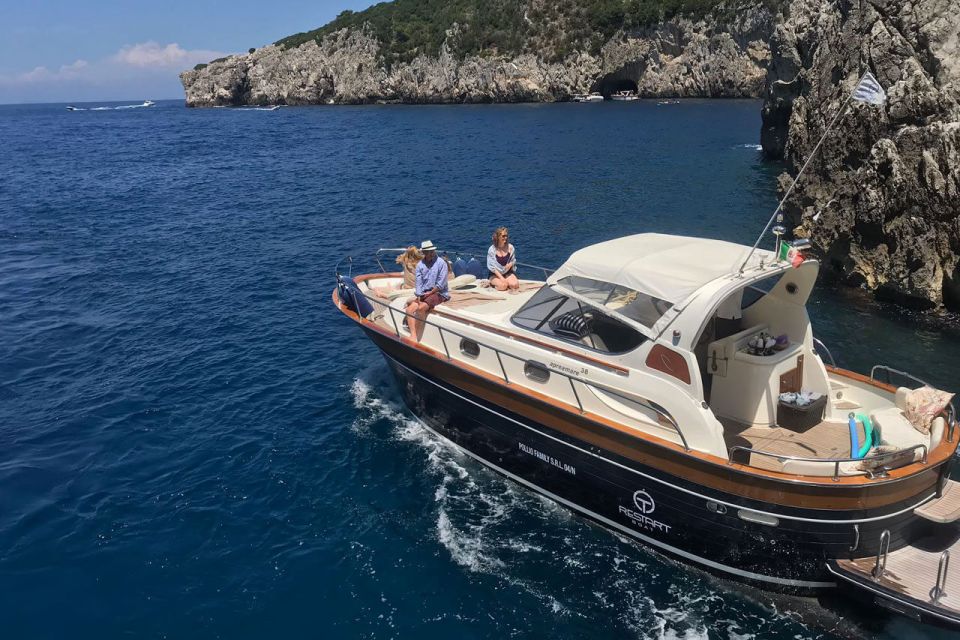 Positano: Amalfi Coast & Emerald Grotto Private Boat Tour - Booking Information
