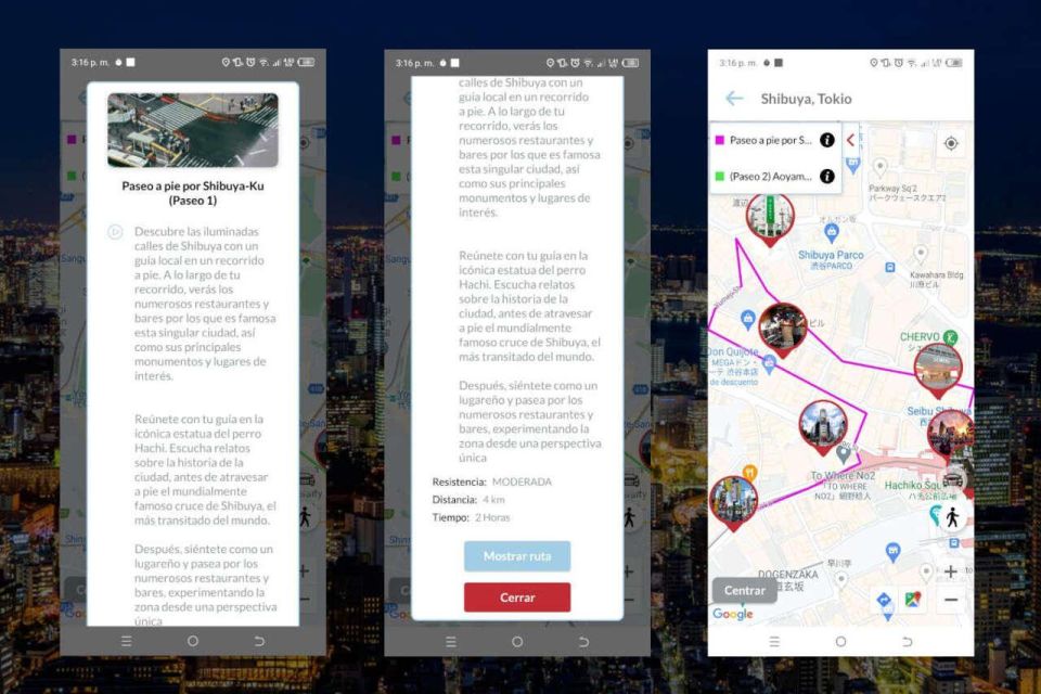 Tokyo Self-Guided App With Multi-Language Audio Guide - Directions