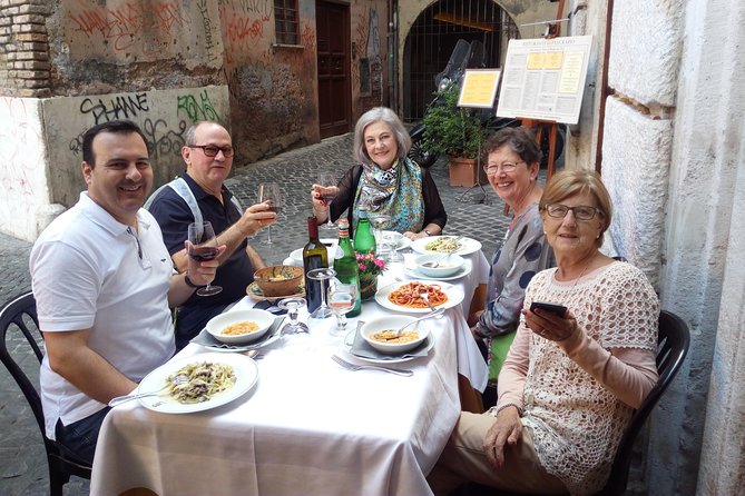 Trevi Fountain, Pantheon, and Campo Dei Fiori Market Food and Wine Tour - Common questions