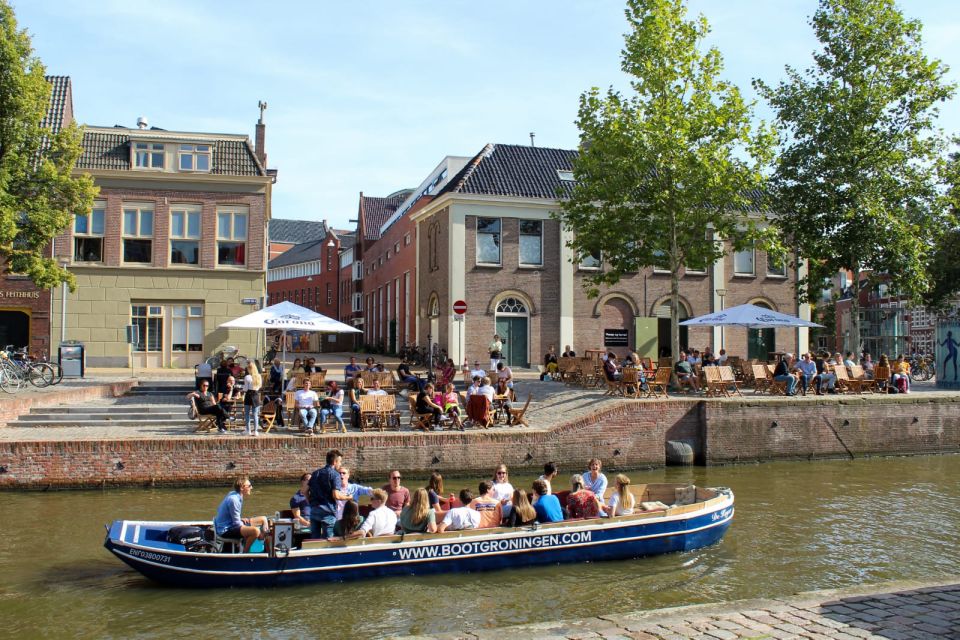 Groningen: Open Boat City Canal Cruise - Local Landmarks