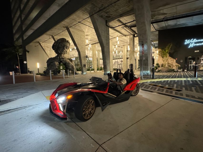 15 Hour Slingshot Rental Miami - Vehicle Features and Information