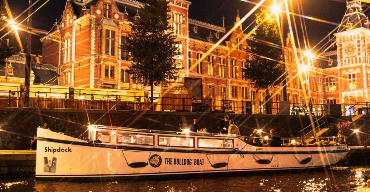 Amsterdam: the Bulldog Boat Smoke Friendly Cruise & 2 Drinks - Key Points