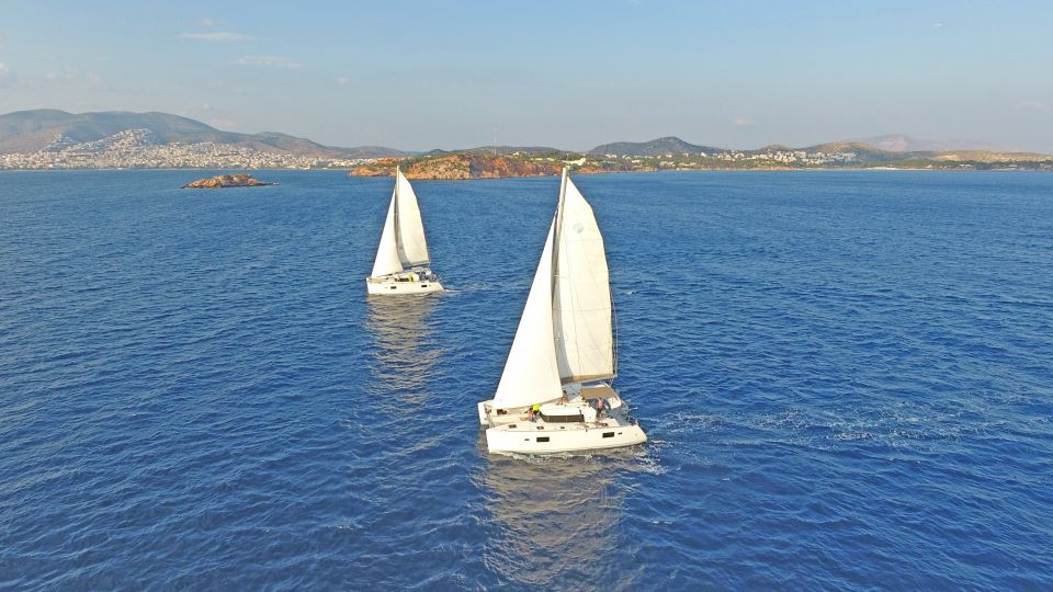 Athens Riviera: Catamaran Cruise With Meal and Drinks - Key Points