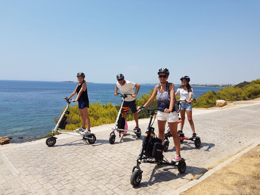 Athens Riviera Trikke Bike Tour & Vouliagmeni Lake - Key Points