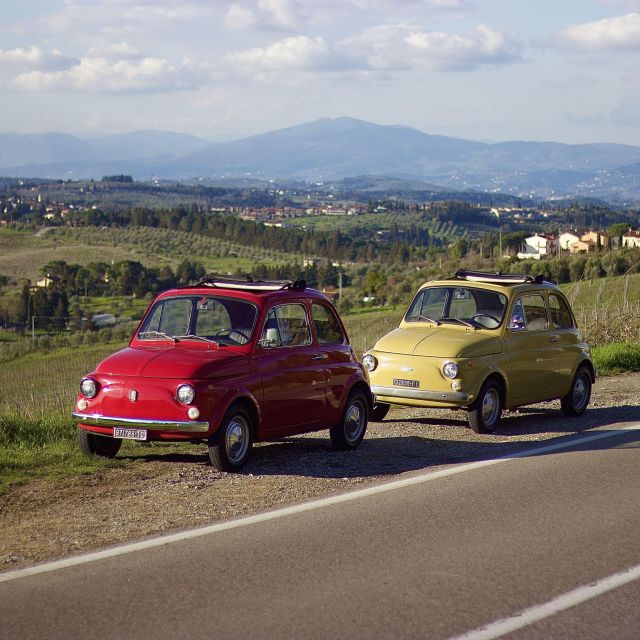 Autonomous Driving in a Vintage Fiat 500 in Florence, Chianti, Tuscany - Key Points