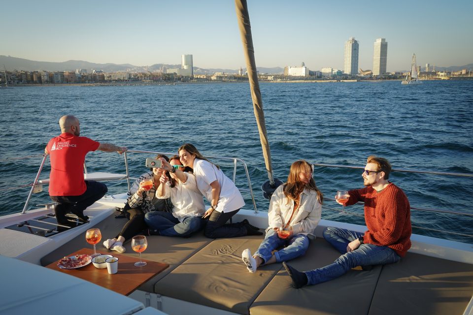 Barcelona: 2-3-4 Hrs Private Catamaran Sailing up 32 Guests - Key Points