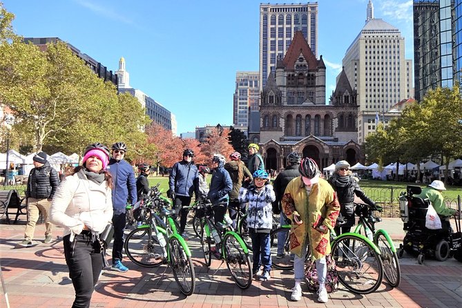 Boston Bike Tour With Guide, Including North End, Copley Sq. - Key Points