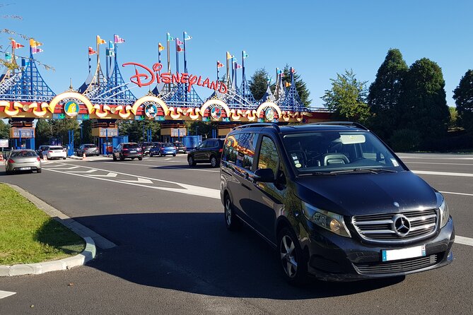 CDG - Disneyland Paris Private Van Transfer From Paris CDG Airports to Disney - Key Points