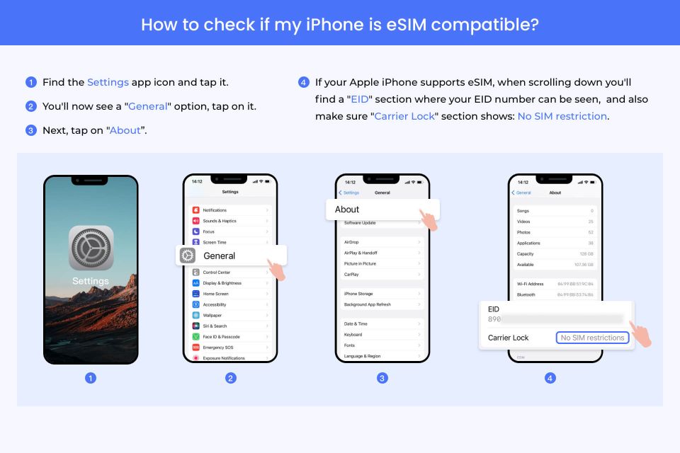 CDG Paris Airport: France/ Europe Esim Roaming Mobile Data - Key Points