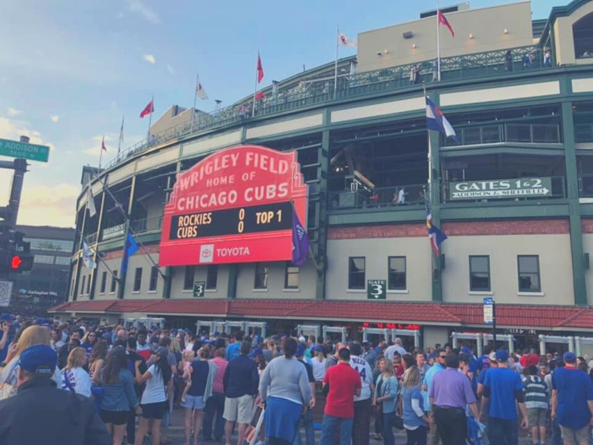 Chicago: Chicago Cubs Baseball Game Ticket at Wrigley Field - Game Ticket Details