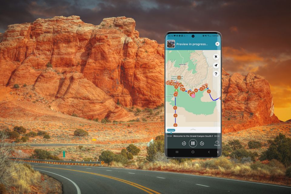 Grand Canyon South Rim: Self-Guided GPS Audio Tour - Key Points