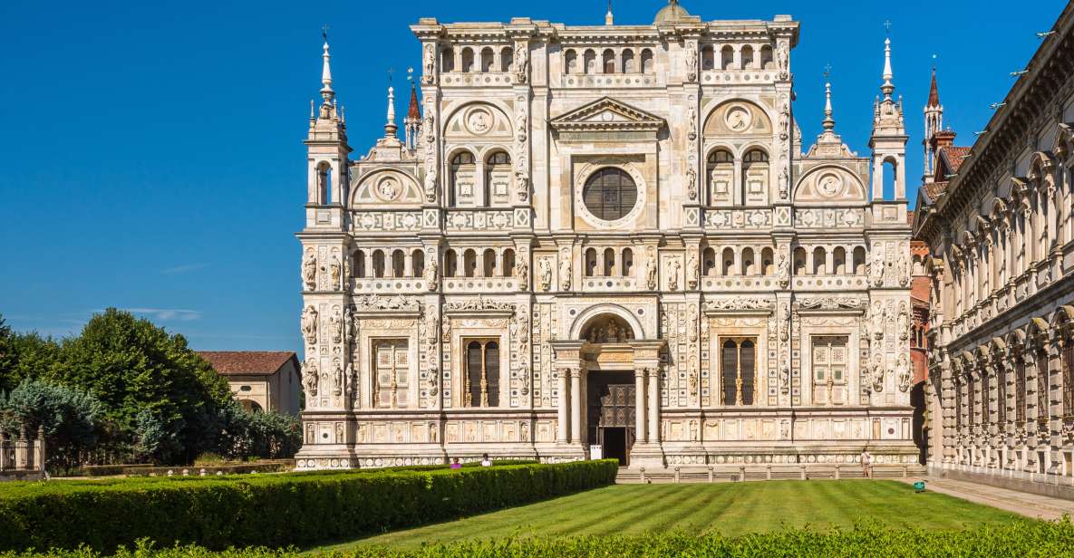 Milan: Certosa Di Pavia Monastery and Pavia Day Trip by Car - Key Points
