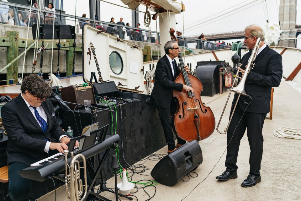 Nyc: Epic Tall Ship Sunset Jazz Sail With Wine Option - Activity Description