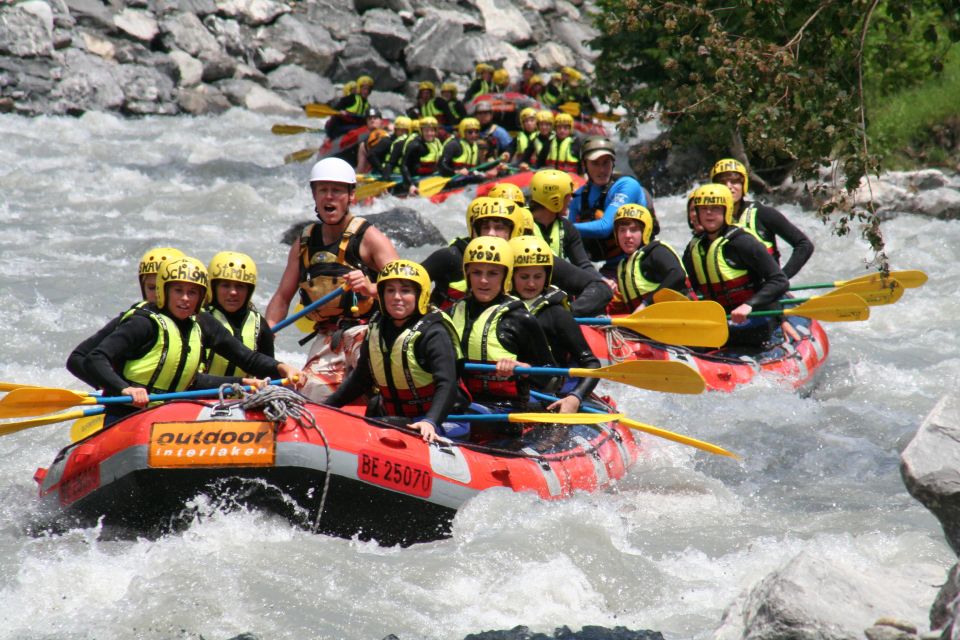 Rafting in Interlaken With Return Transfer From Lucerne - Key Points