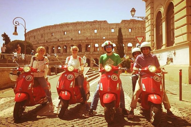 Rome Tours in Vespa Self Drive