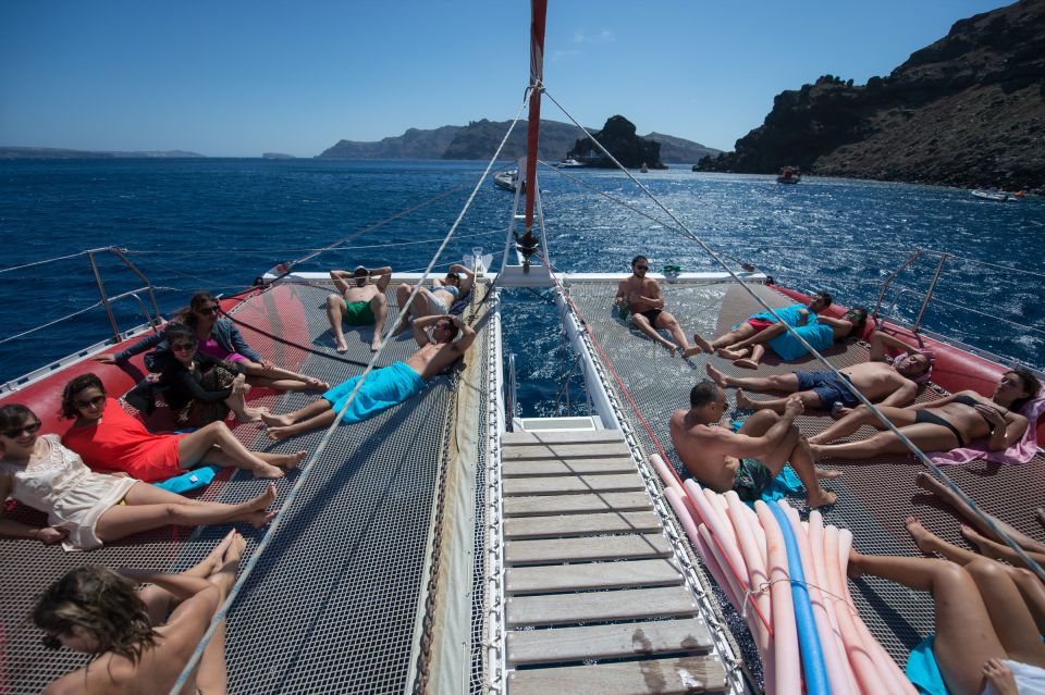 Santorini: Dream Catcher 5-hour Sailing Trip in the Caldera - Key Points