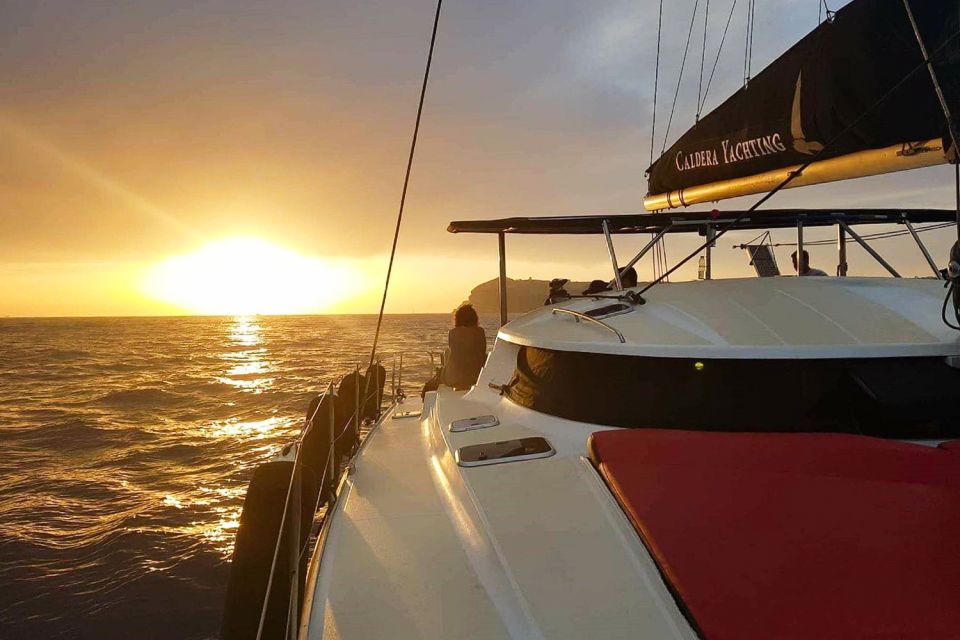 Santorini: The Adventurous Catamaran Experience - Key Points