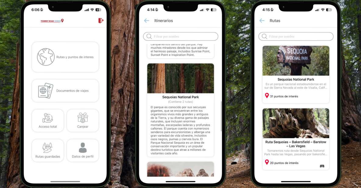 Sequoias National Park Self-Guided App With Audioguide - Key Points