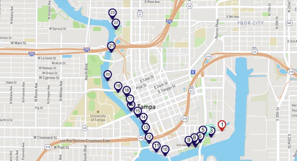Tampa Riverwalk: A Smartphone Audio Walking Tour - Key Points