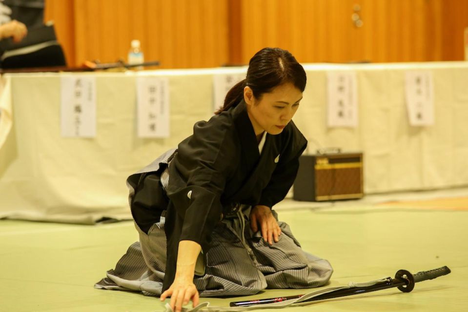 Tokyo Iaido Tournament Entry Fee Martial Arts Experience - Key Points