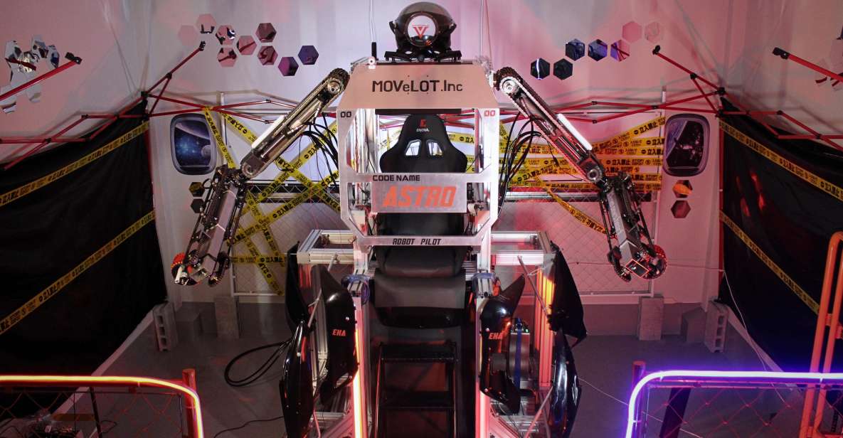 Tokyo: Robot Piloting and VR Shooting Attraction Ticket - Key Points