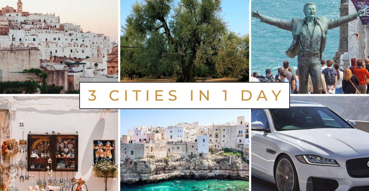 Visit Ostuni, Locorotondo & Polignano! Private Tour - Key Points