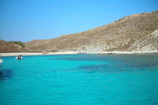 All Included Mykonos South Beaches, Rhenia and Delos Islands (Free Transfers) - Tour Highlights