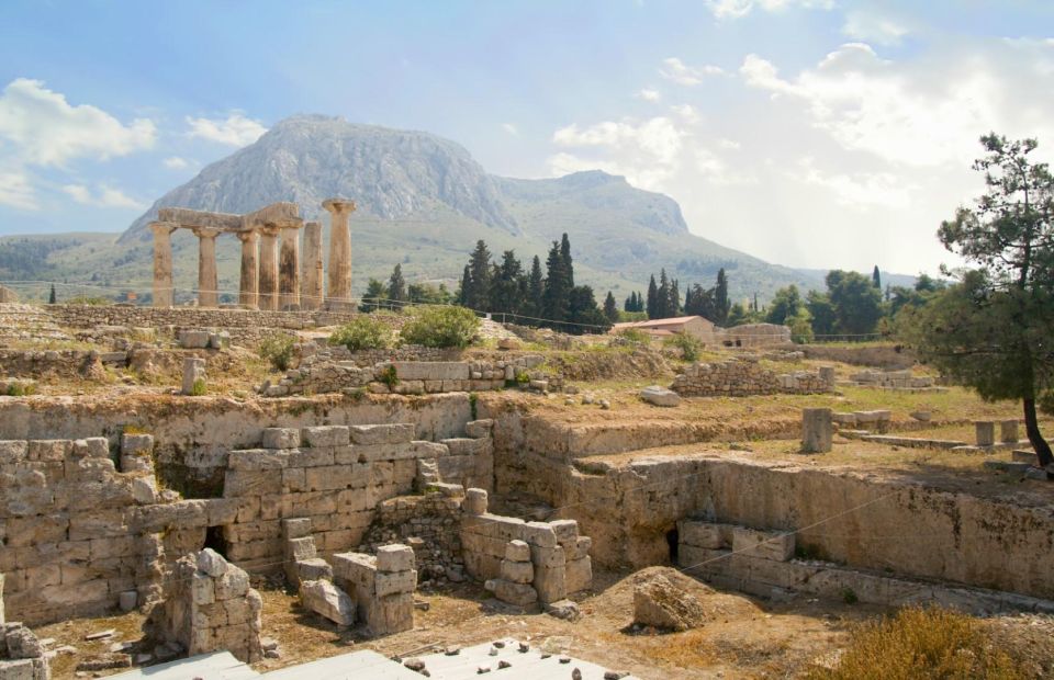 Athens: Day-Trip to Ancient Corinth, Hera Temple & Blue Lake - Activity Description