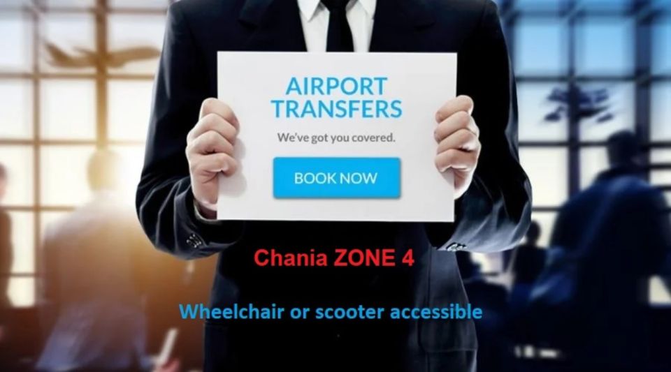 Chania Airport (Chq) To/From Chania Suburbs- Zone 4 - Transfer Service Details
