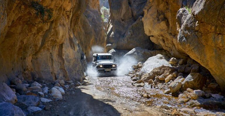 Crete: Land Rover Safari to Tripiti Gorge & Beach