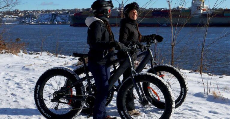 Fatbike Tour of Québec City in the Winter