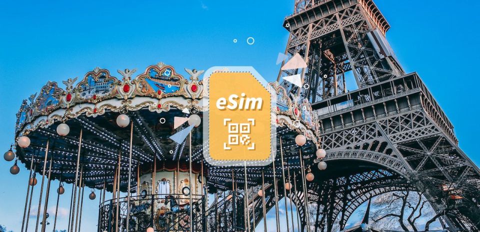 France/Europe: 5G Esim Mobile Data Plan - Purchasing and Activation Process