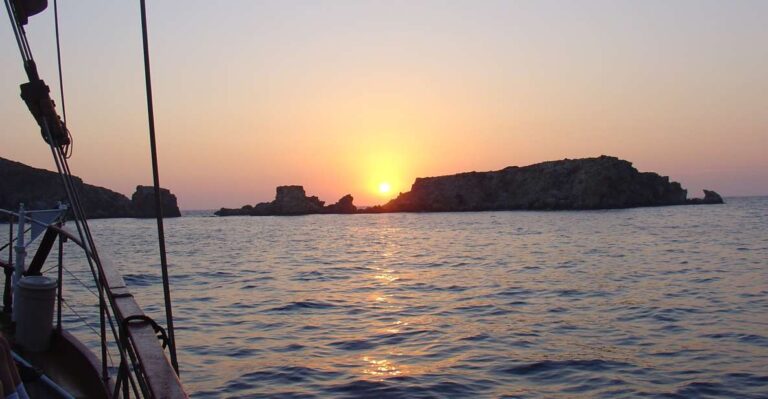 From Agia Anna: Sunset Boat Cruise With Refreshments