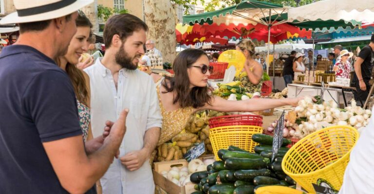 From Aix-en-Provence: Luberon Market & Villages Day Tour