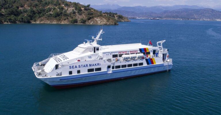 From Fethiye: Ferry Transfer to Rhodes