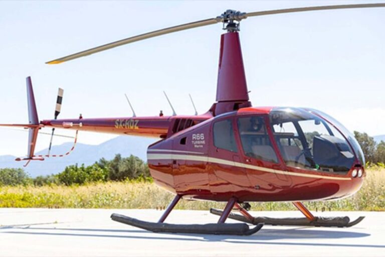From Heraklion: Private Helicopter Transfer to Greek Islands