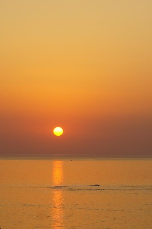 From Lefkimmi: Sunset Blue Lagoon