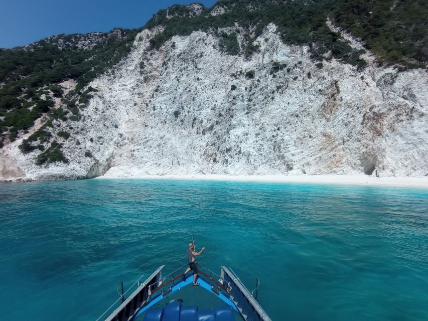 From Nydri: Boat to Kefalonia and Ithaki With Swim Stops - Tour Details