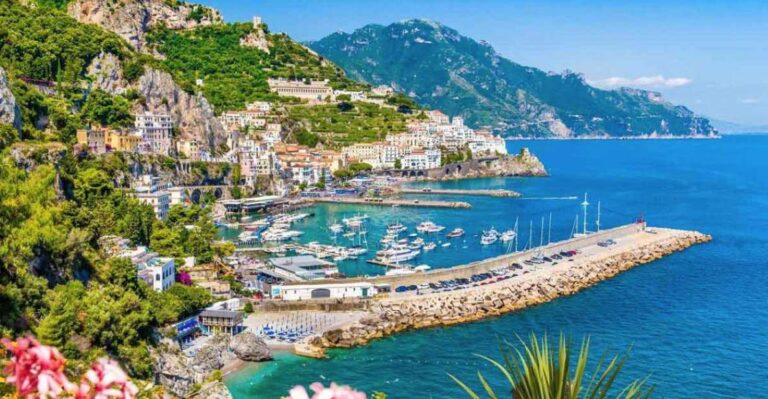 Full Day Private Boat Tour of Amalfi Coast From Positano