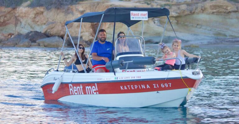 Hersonissos: Rent A Boat Without Licence