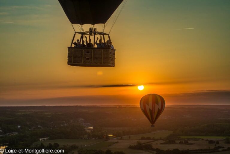 Hot Air Balloon Flight Above the Castle of Chenonceau