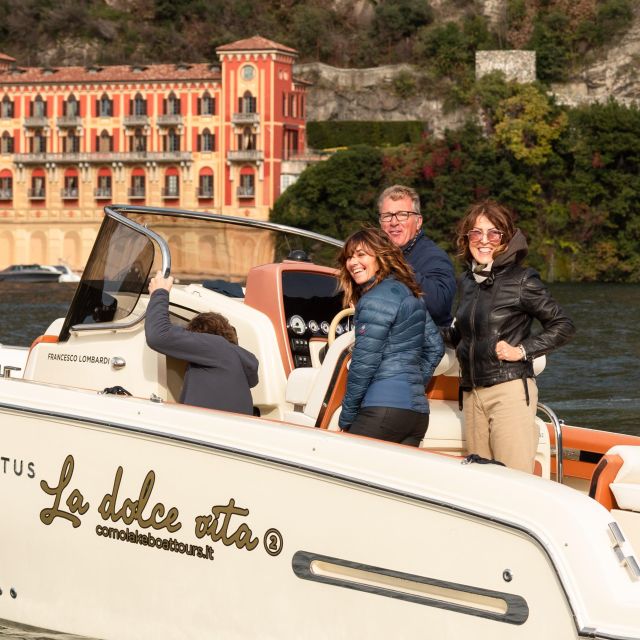 Lake Como: La Dolce Vita Private Tour 2 Hours on the Invictus Boat - Tour Details